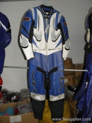 Motorcycle leather racing suit