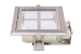 Die-casting Aluminum interior square Recessed Downlight