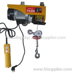 mini electric wire rope hoist