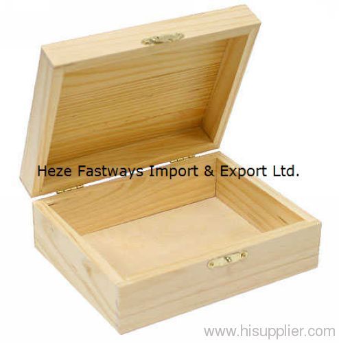 flip wooden box