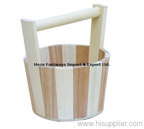 wooden pail