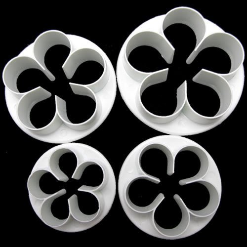 cake decoration set plum Flower Blossom Sugarcraft Plunger Cutter