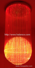 optical fibre chandelier for ceiling