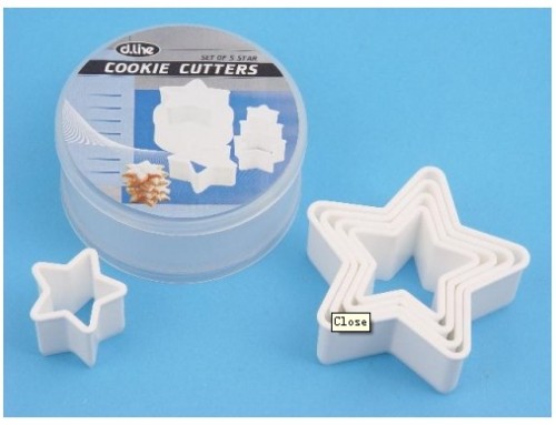 cake decoration set Fondant Cake Decorating DIY Tool Sided star Cookie Cutters