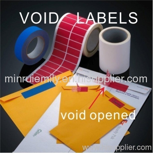 Tamper Labels Void Labels