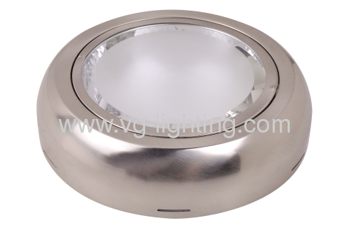 8" Iron Surface Mounted Down light with frosted glass
