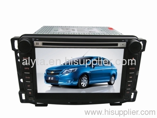 7inch double din Chevrolet New Sail car dvd gps dvb-t canbus mp5 rmvb with HD digital TFT touchscreen