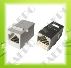 CAT5E RJ45-RJ45 UTP STP 8P8C 180 degree AP type Keystonea daptor