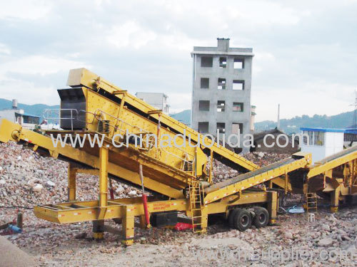 Construction Waste Mobile Crushing Plant