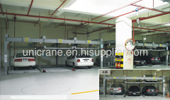 Double Layer Rear jib Hoist traverse type car parking lifts