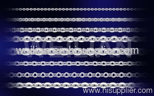 cable chain fashion chain Sterling Silver Jewelry