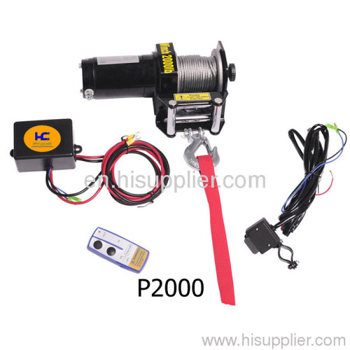 Small ATV Electric Winch 2000LB