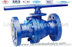 Cast steel flanged RF RTJ FF floating ball valve