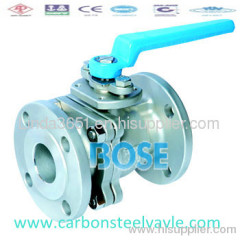 A351 CF8 CF8M CF3 CF3M flanged floating ball valve