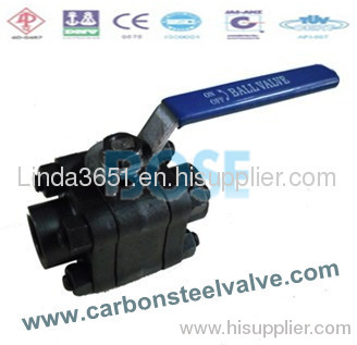 Forged steel ball valve