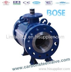 Forged steel trunnion mounted ball valve