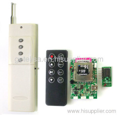 Mini dvr board module with rf wireless remote control