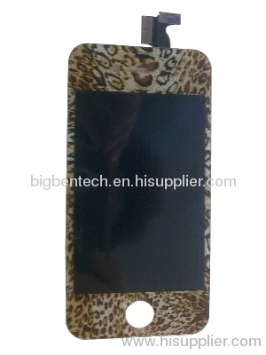 Leopard print iphone4 LCD housing conversion kit