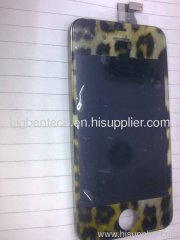 Leopard print iphone4 LCD housing conversion kit