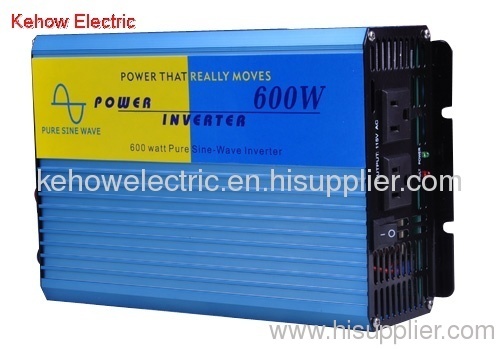 600W dc to ac Pure sine wave car power inverter