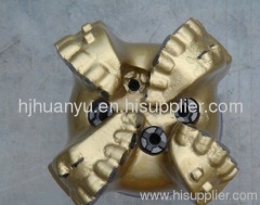 PDC BIT with part tungsten carbide insert