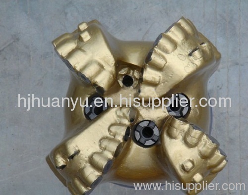 PDC BIT with part tungsten carbide insert