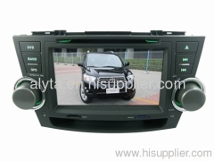 TOYOTA Highlander DVD player GPS with Radio USB SD RDS Canbus Ipod TV Bluetooth HD TFT LCD Touchscreen