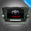 8inch car dvd gps for TOYOTA Highlander with Full touchscreen functions