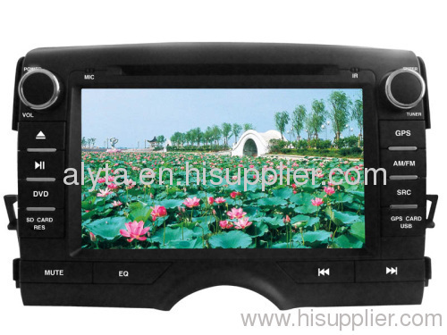 Special car dvd gps for TOYOTA REIZ with HD TFT LCD touchscreen