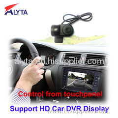Special 2din car dvd player for 2012 TOYOTA Camry with gps canbus driving recorder