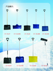 55.12-inch Blue Heavy Duty Plastic Snow Shovel with D-Grip