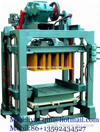 concrete hollow block making machine