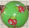 20 CM Green PVC Standard Ball with lovely apple pattern