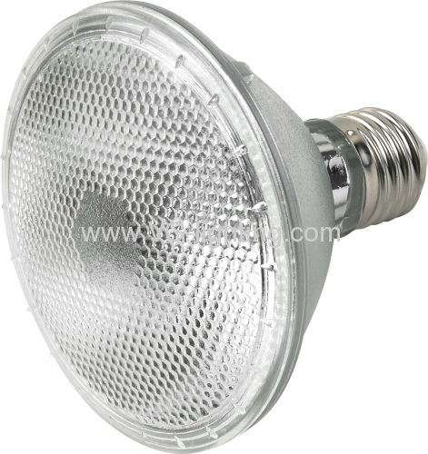 DIP LED PAR30 bulb/glass diffuser/E27/Aluminium housing
