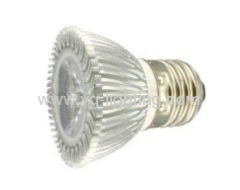 3X1W / 3x2W LED E27 ROUND Cup Bulbs