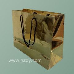 Gold paperboard paper bag-Gold bag