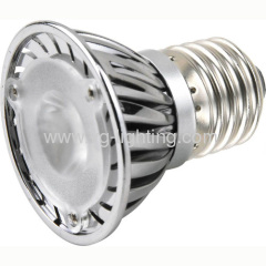 E27 Aluminum 1X3W High Power Cup LED Spotlights