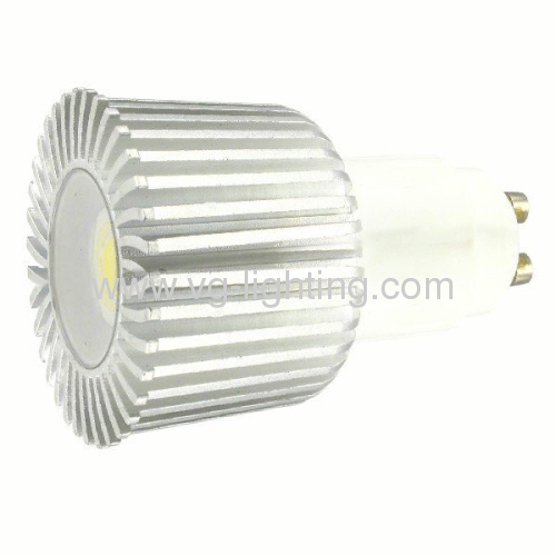 Aluminum GU10 1X5W COB LED Cup Spotlight