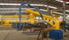 Continuous sand mixers