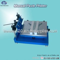 Manual stencil printer/manual screen printer