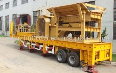 tire mobile crushing plant