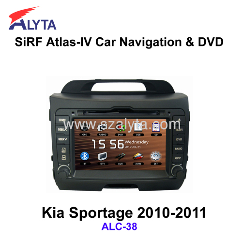 KIA Sportage 2010-2011 navigation dvd SiRF A4