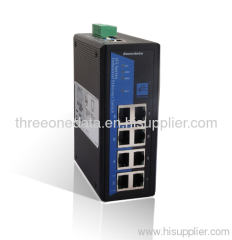managed industrial ethernet switch 8 ports ethernet switch