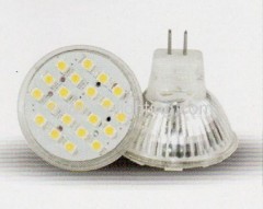 21pcs 3528SMD Glass MR11 Cup LED Bulbs