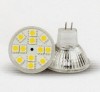 12PCS 5050SMD Glass MR11 Cup LED Bulbs