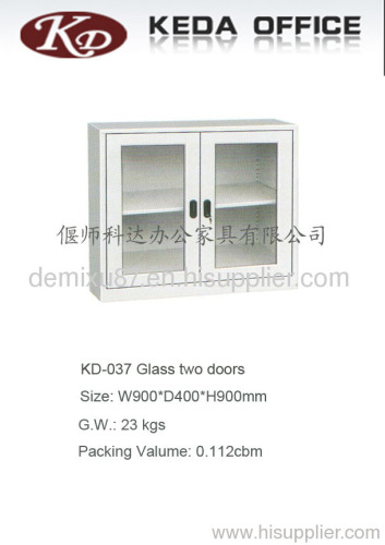 glass doors cabinet/ appliance cabinet/