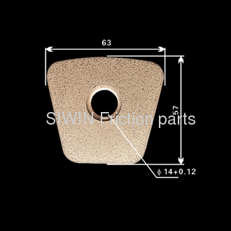 Friction clutch button used in Clutch discs