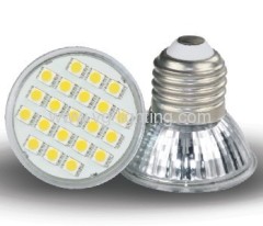 GU10 21pcs 5050SMD Glass LED Cup Bulbs