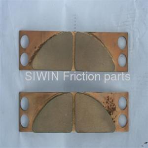 Friction pads for wind power equipment