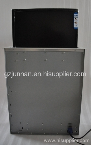 New design aluminium motorized lcd lift with rs485 for conference system